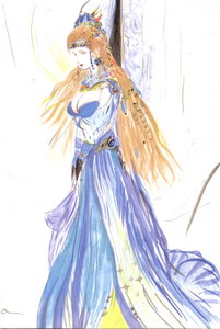 Yoshitaka Amano - Final Fantasy III 16