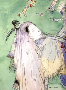 Yoshitaka Amano - The Tale of Genji 16
