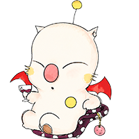 Moogle mascotte — Yoshitaka Amano