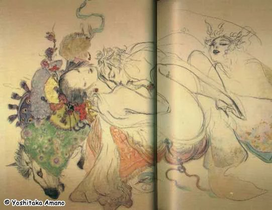 Yoshitaka Amano — The Dance of Spirits — Alice