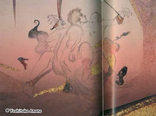 Yoshitaka Amano — La Danse des Ombres — Alice