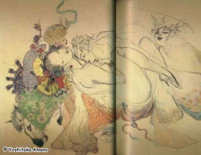 Yoshitaka Amano — The Dance of Spirits