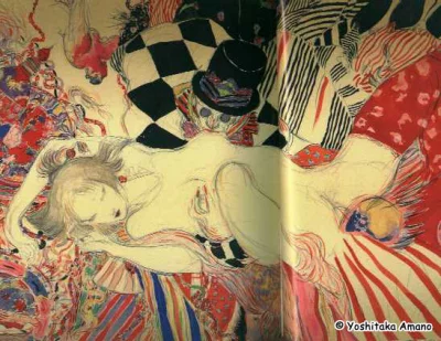 Yoshitaka Amano — The Dancer and the Hat