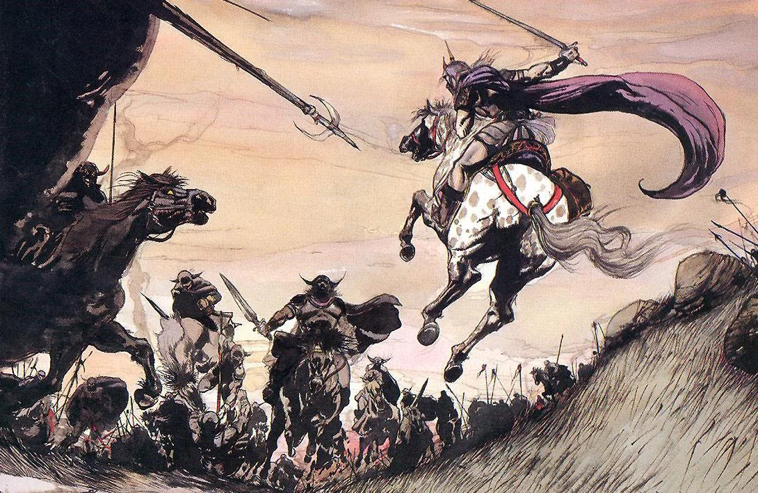 Yoshitaka Amano — Chevalier solitaire — Autres dessins