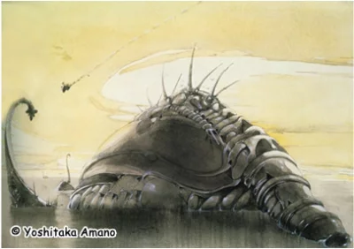 Yoshitaka Amano — The Deep-Sea Creature