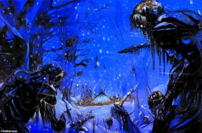 Yoshitaka Amano — Winter Night Guardians