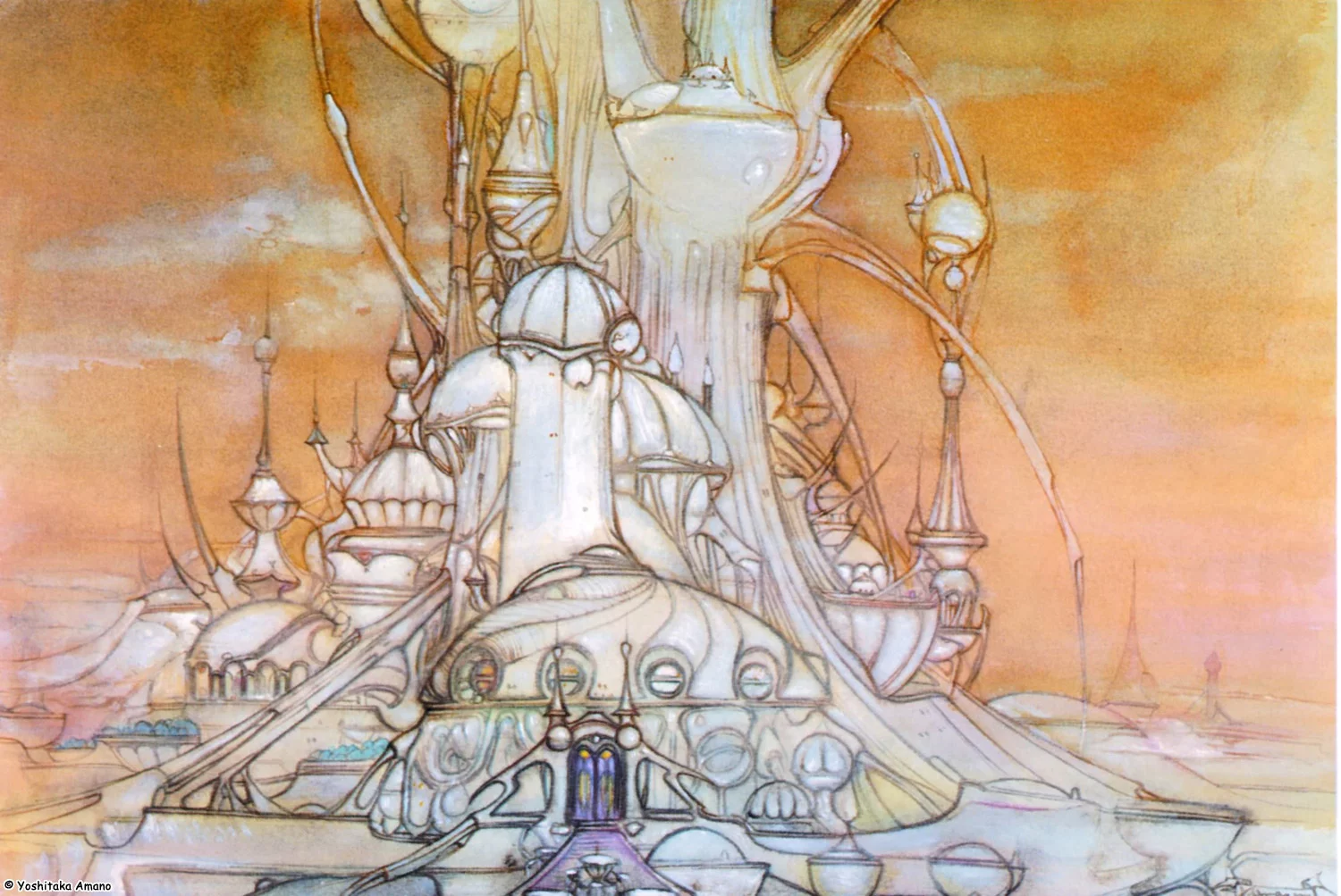 Yoshitaka Amano — La Cité céleste de cristal — Autres dessins