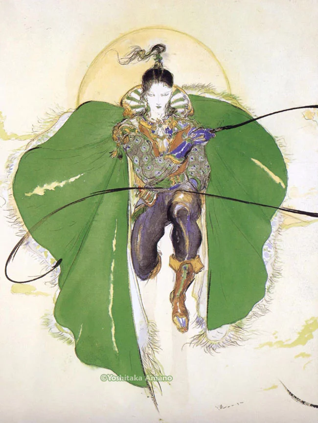 Yoshitaka Amano — Le Guerrier ailé de la Lune — Biten