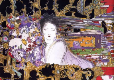 Yoshitaka Amano — The Eternal Flower Lady