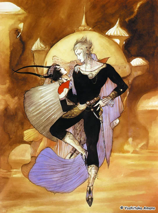 Yoshitaka Amano — Dancers in a dreamlike world — Couples