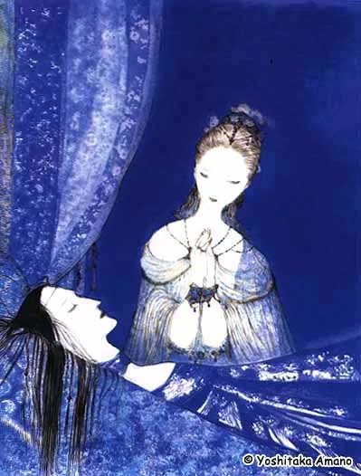 Yoshitaka Amano — Prière nocturne — Couples