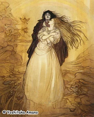 Yoshitaka Amano — The Evening Wind Lady — Couples