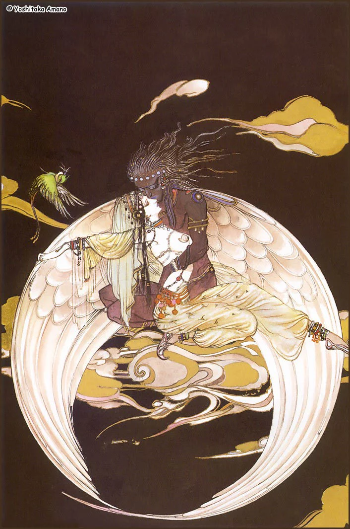 Yoshitaka Amano — Le Coeur de l'Oiseau de Nuit — Couples