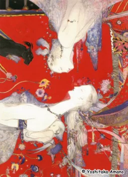 Yoshitaka Amano — Crimson Moon Dance