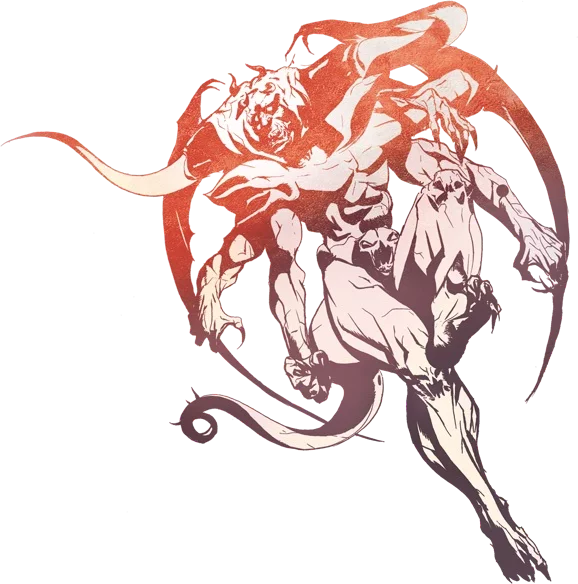 Yoshitaka Amano — Chaos, la Fureur Incandescente (Dissidia Final Fantasy) — Final Fantasy Dissidia