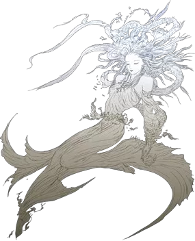 Yoshitaka Amano — Cosmos, la Sérénité de l'Harmonie (Dissidia 012) — Final Fantasy Dissidia