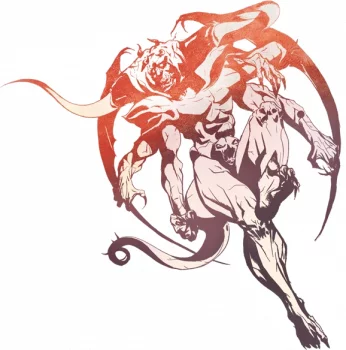 Yoshitaka Amano — Chaos, la Fureur Incandescente (Dissidia Final Fantasy)