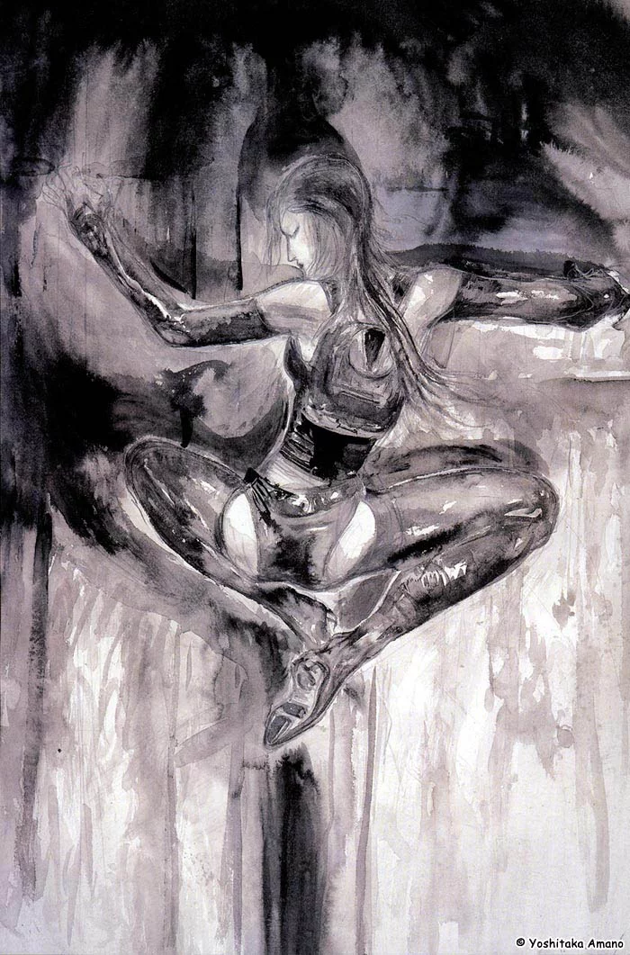 Yoshitaka Amano — Elektra & Wolverine : Danse de l'ombre — Elektra & Wolverine