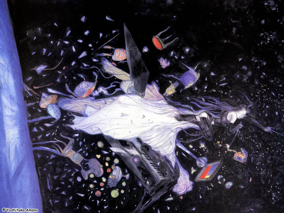 Yoshitaka Amano — Elektra & Wolverine 10 — Elektra & Wolverine