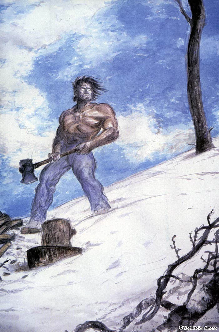 Yoshitaka Amano — Elektra & Wolverine 11 — Elektra & Wolverine