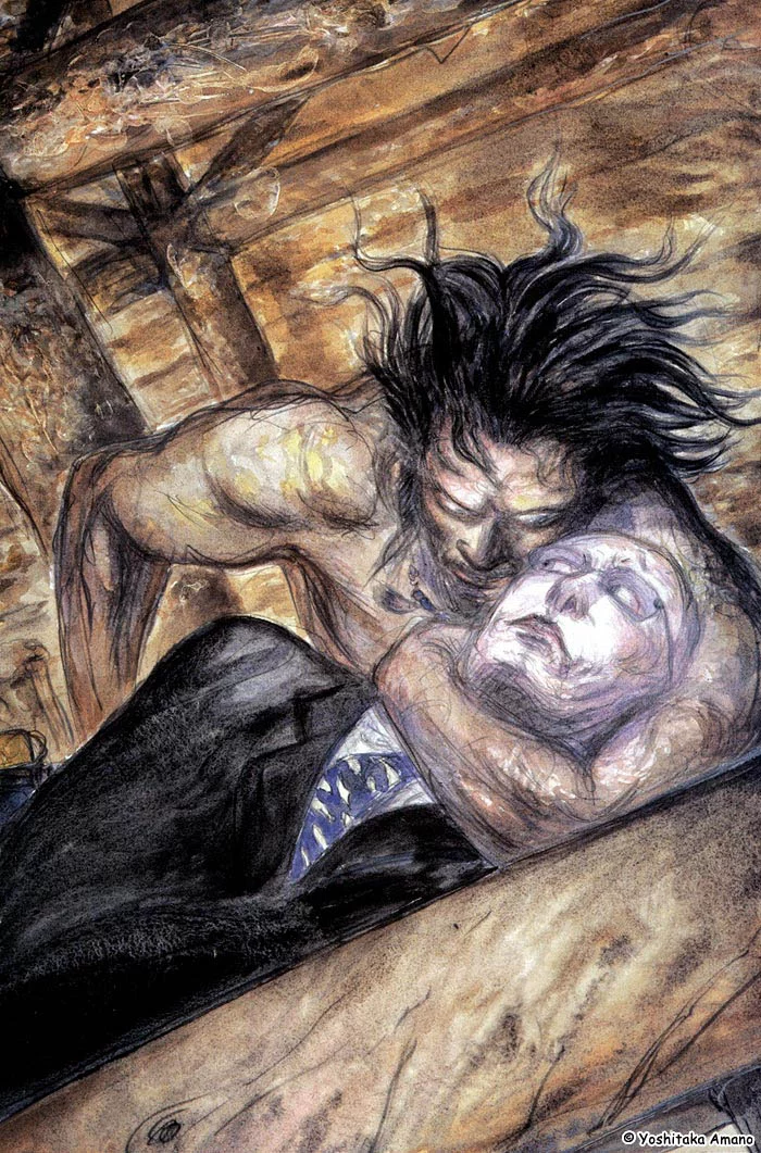 Yoshitaka Amano — Elektra & Wolverine 13 — Elektra & Wolverine