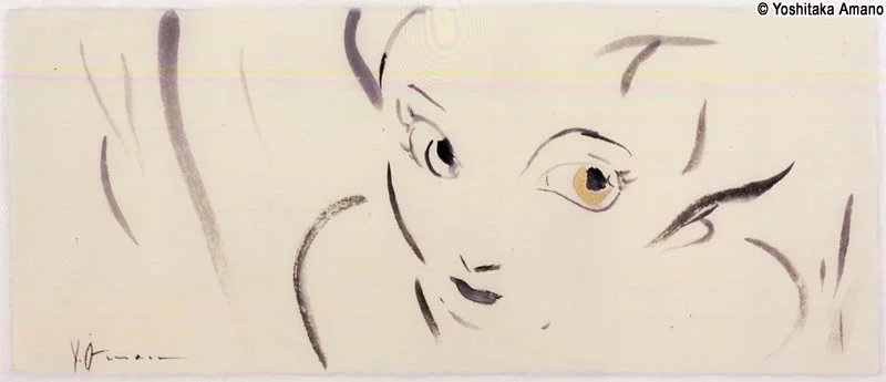 Yoshitaka Amano — Visage énigmatique — Exposition (Cologne)
