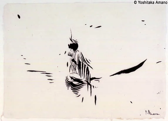 Yoshitaka Amano — Dancer in the Shadows — Exposition in Cologne