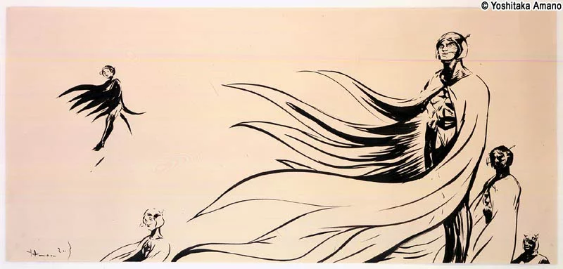 Yoshitaka Amano — Celestial Silhouettes — Exposition in Cologne