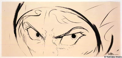 Yoshitaka Amano — Intense Gaze