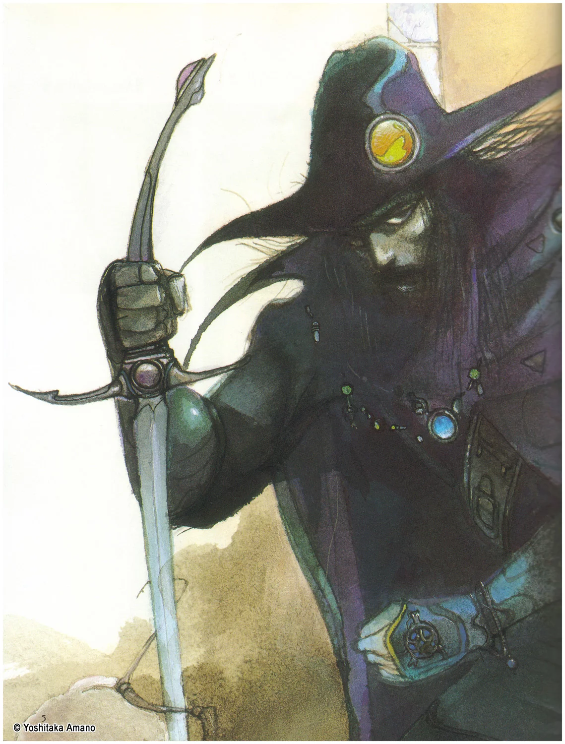 Yoshitaka Amano — Chasseur de vampires armé — Vampire Hunter D