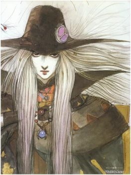 Yoshitaka Amano — The Silver-Haired Lady