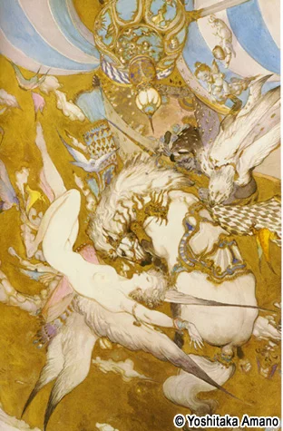 Yoshitaka Amano — La Danse des Oiseaux Célestes — Femmes