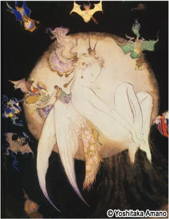 Yoshitaka Amano — La Lune des Créatures Féériques — Femmes