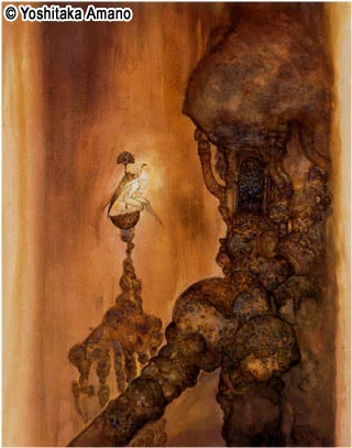 Yoshitaka Amano — The Lady and the Golem — Women