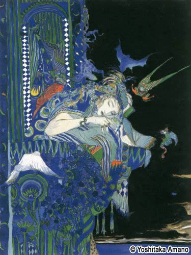 Yoshitaka Amano — La Dame de la Nuit Éternelle — Femmes