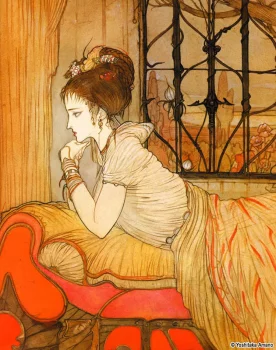 Yoshitaka Amano — The Lady by the Window