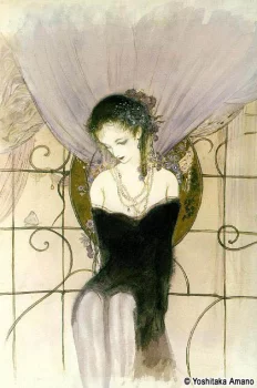 Yoshitaka Amano — The Lady with the Veil