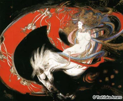 Yoshitaka Amano — Heavenly Horse and Rider
