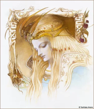 Yoshitaka Amano — The Golden Lady