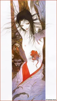 Yoshitaka Amano — The Dancing Girl with Dreaming Fish
