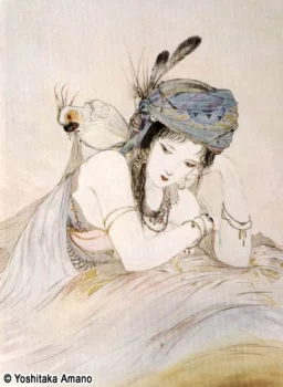 Yoshitaka Amano — The Queen at Dusk
