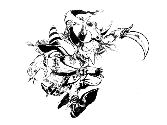 Yoshitaka Amano — Dream Reaper — Final Fantasy I