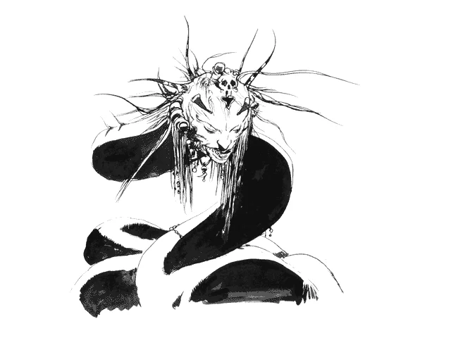 Yoshitaka Amano — Demon of the Night — Final Fantasy I