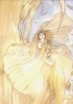 Yoshitaka Amano — Princess Sarah in the Clouds