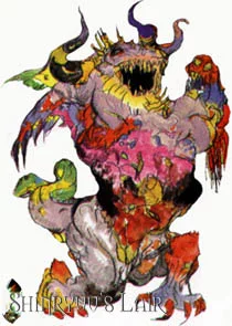 Yoshitaka Amano — Crimson Dark Beast
