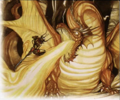 Yoshitaka Amano — The Dragon and the Warrior