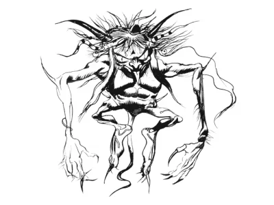 Yoshitaka Amano — The Dark Demon