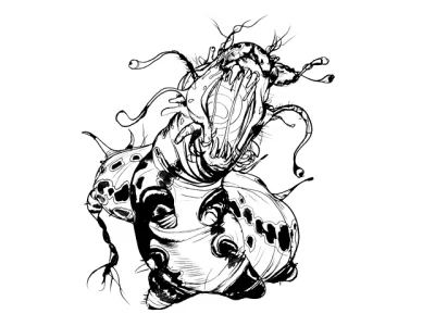 Yoshitaka Amano — The Night Demon