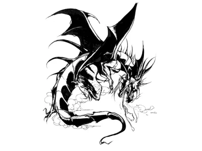 Yoshitaka Amano — Legendary Dragon