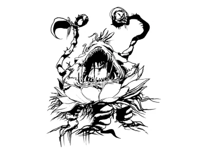 Yoshitaka Amano — The Nighttime Monster
